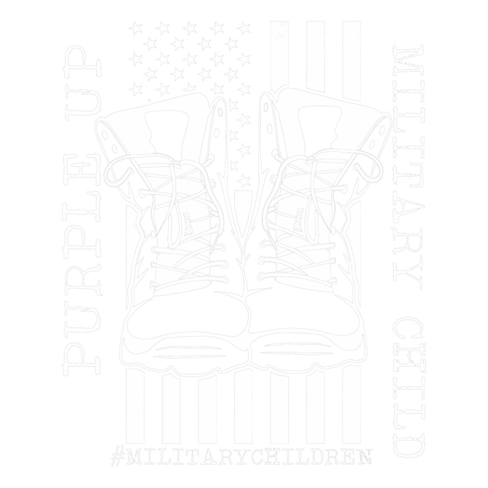 Military Child Month Soldier Boots Purple Up Military Kids.png