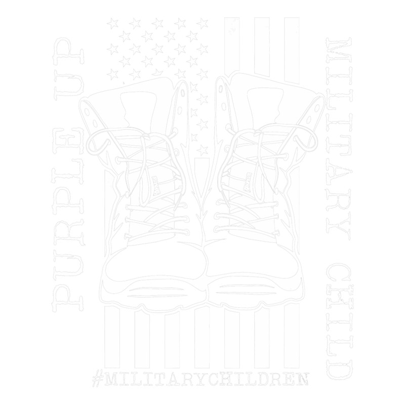 Military Child Month Soldier Boots Purple Up Military Kids.png