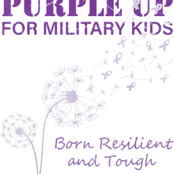 month of the military child purple up soldier kids dandelion, png, png for shirt, png files for sublimation, digital dow
