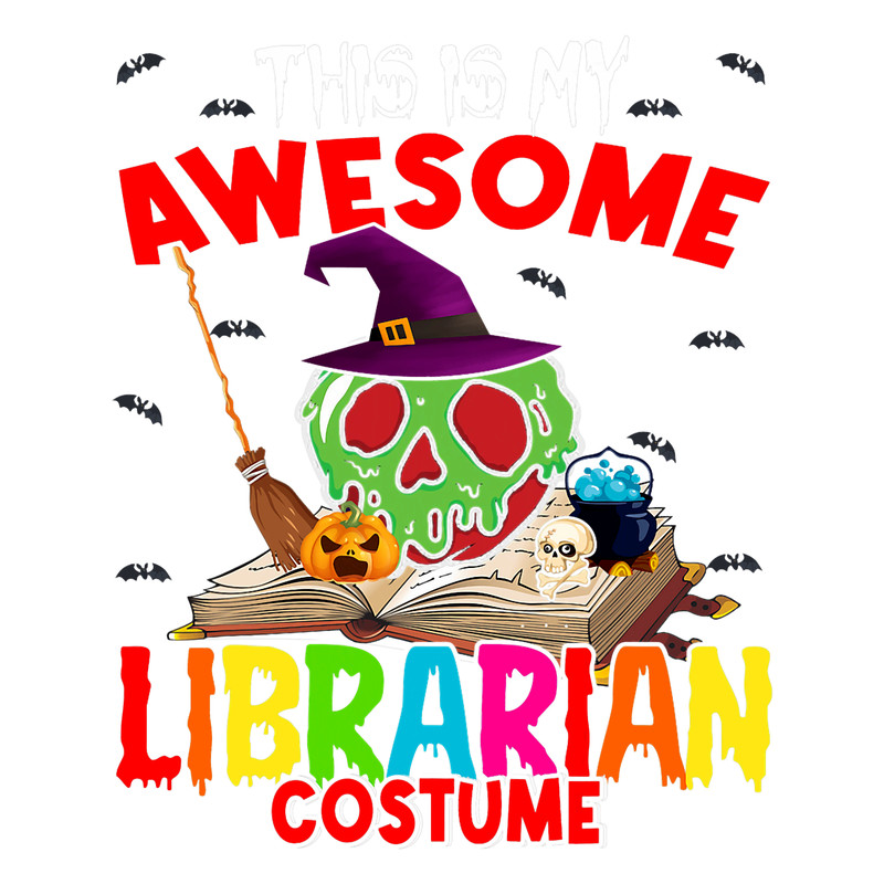 My Awesome Librarian Witch Zombie Halloween Librarian.png
