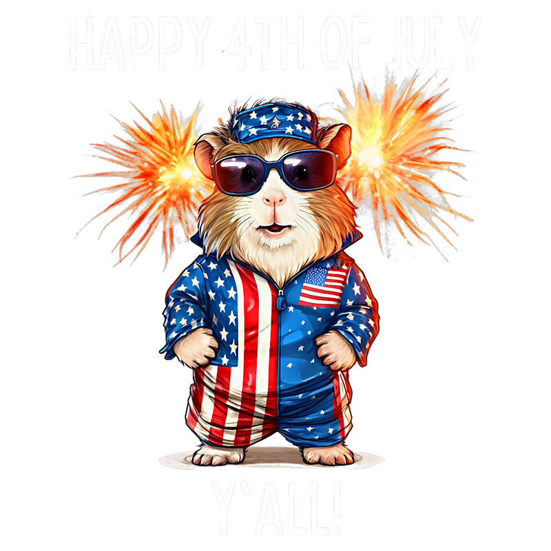 4th Of July Patriotic Guinea Pig.png