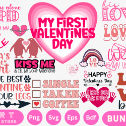 valentines day svg bundle , valentine's day designs , happy valentines day valentines day svg bundle, valentines day svg