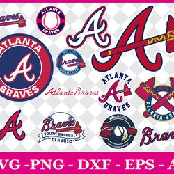 atlanta braves bundle svg, atlanta braves svg, atlanta braves logo svg, major league svg, nle svg, mlb svg