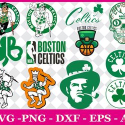 boston celtics logo svg - boston celtics svg cut files - boston celtics png logo, nba basketball team, clipart images