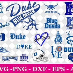 duke blue devils svg bundle, duke blue devils svg, sport svg, ncaa svg, png, dxf, eps digital file
