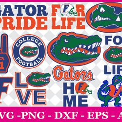 gator pride svg, gator pride baseball teams bundle svg, gator pride ncaa teams svg, png, dxf