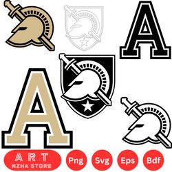 logo army black knights bundle logo army black knights svg eps dxf png file