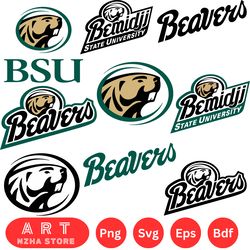 bundle ncaa random vector bemidji state beavers svg eps dxf png file