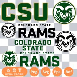 bundle logo colorado state rams svg eps dxf png file colorado state rams svg, colorado state rams logo, bundle logo, svg
