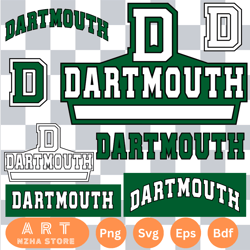 logo dartmouth big green 2 bundle ncaa svg, ncaa svg ,instant downdload bundle logo dartmouth big green svg eps dxf png