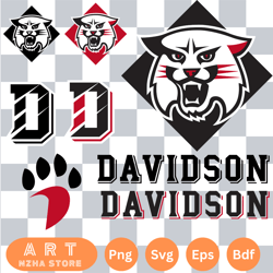 bundle logo davidson wildcats logo davidson wildcats 2 bundle ncaa svg, ncaa svg ,instant downdload
