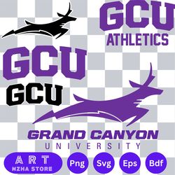 logo grand canyon antelopes 2 bundle ncaa svg, ncaa svg ,instant downdload