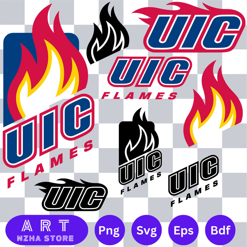 Logo Illinois-Chicago Flames.png