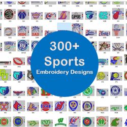 300 Plus Sports Embroidery Designs - Embroidery package, Embroidery Design bundle, Embroidery File, Digital Product, Pes