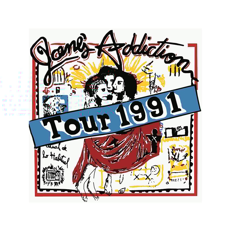 Music Vintage Retro Jane_s Addiction 1991 Tour Tee Vintage Photograp Essential T-Shirt.png