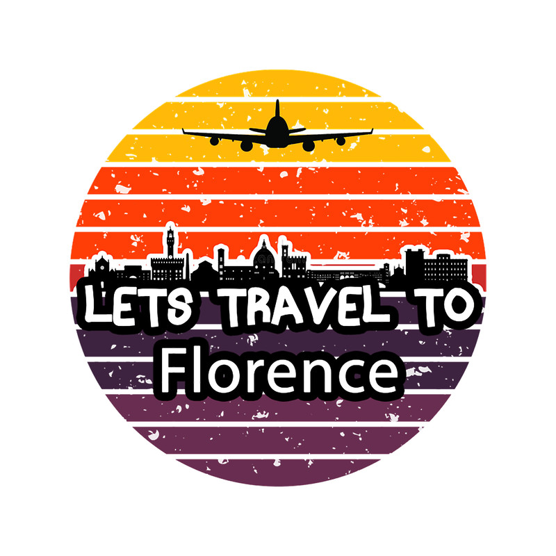 lets travel to Florence retro vintage .png