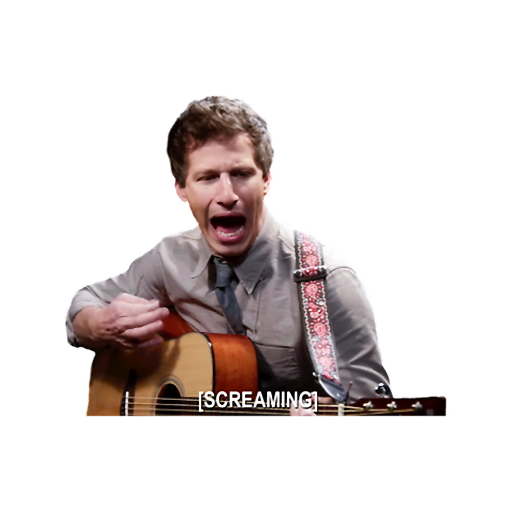 Jake Peralta screaming with guitar.png