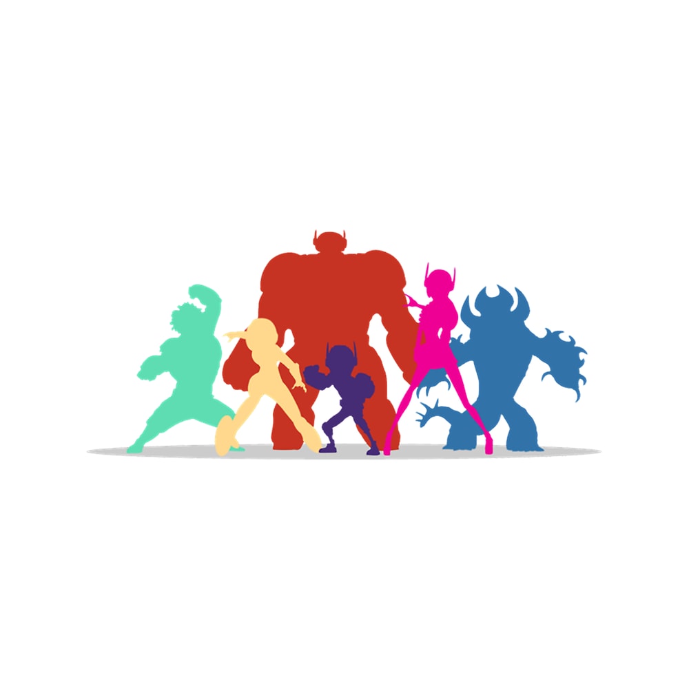 Big Hero 6 Silhouettes .png