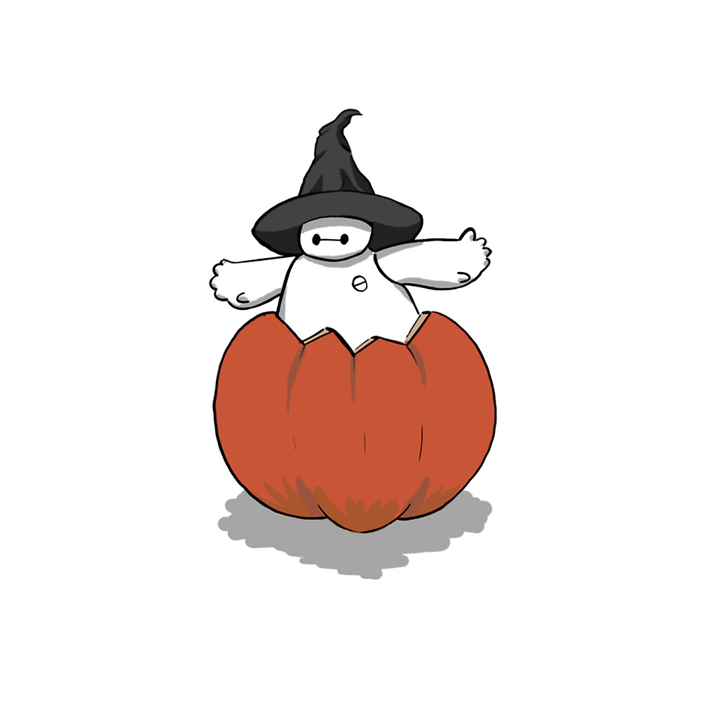 Halloween Baymax Long .png
