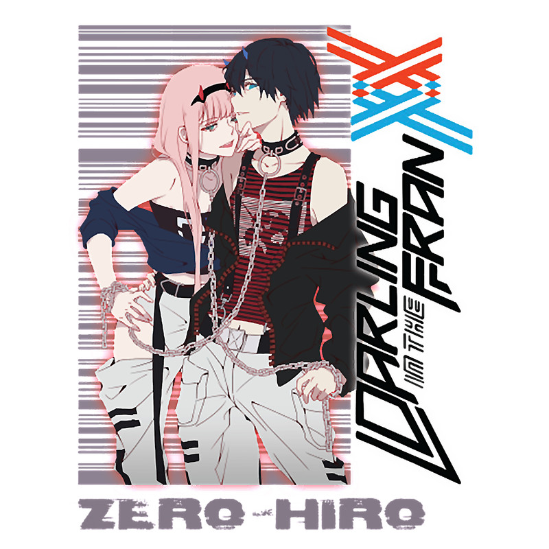 Zero Two And HiroDarling In The Franxx .png