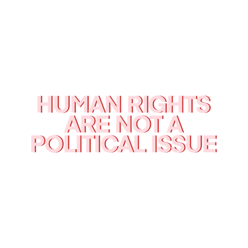 Human Rights are NOT a Political Issue Pink.png