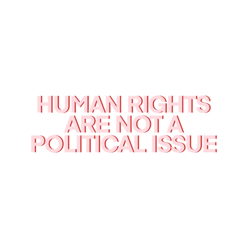 Human Rights are NOT a Political Issue Pink.png