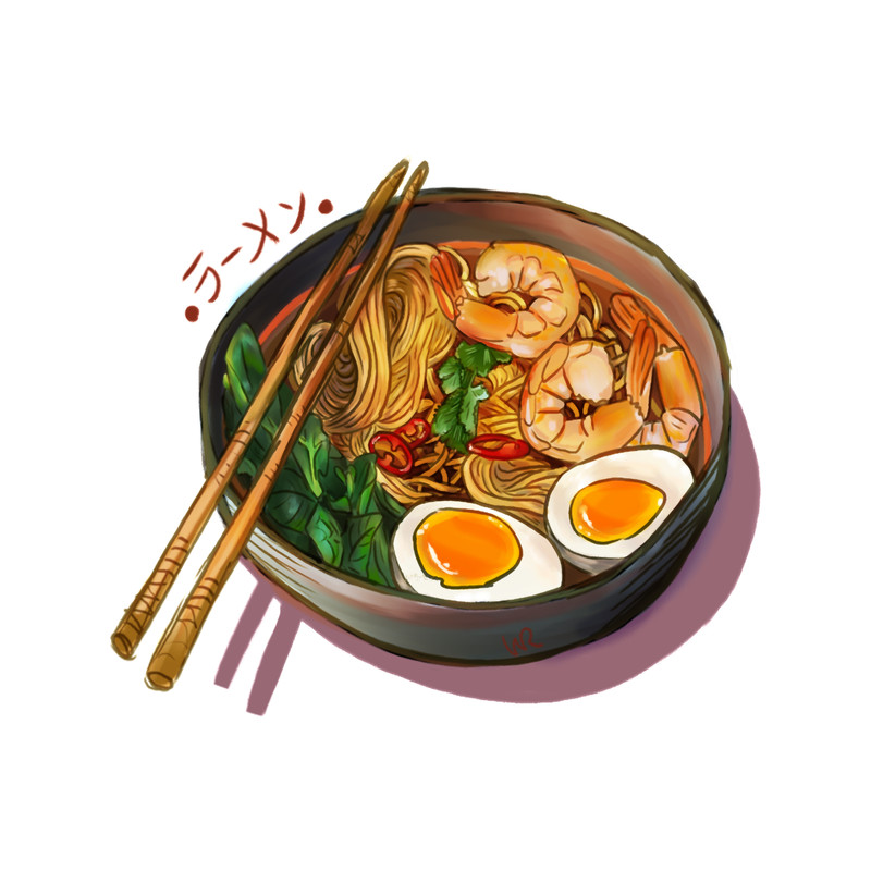 Japanses Ramen Noodles Bowl.png