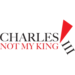 Charles III Not My King red wedge