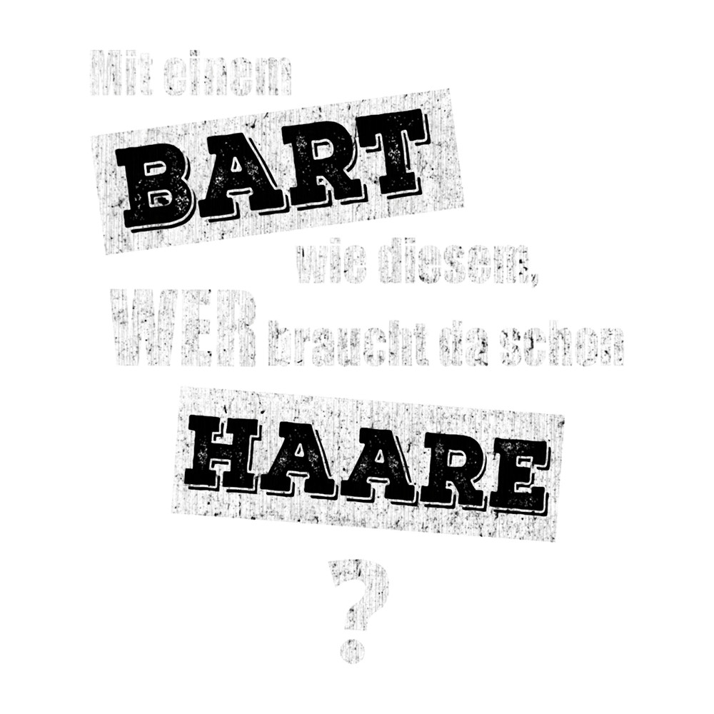 Funny bald bearer saying with beard and bald head.png