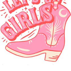 letampampamp39s go girlspink cowboy cowgirl rodeo boot preppy aesthetic bachelorette party