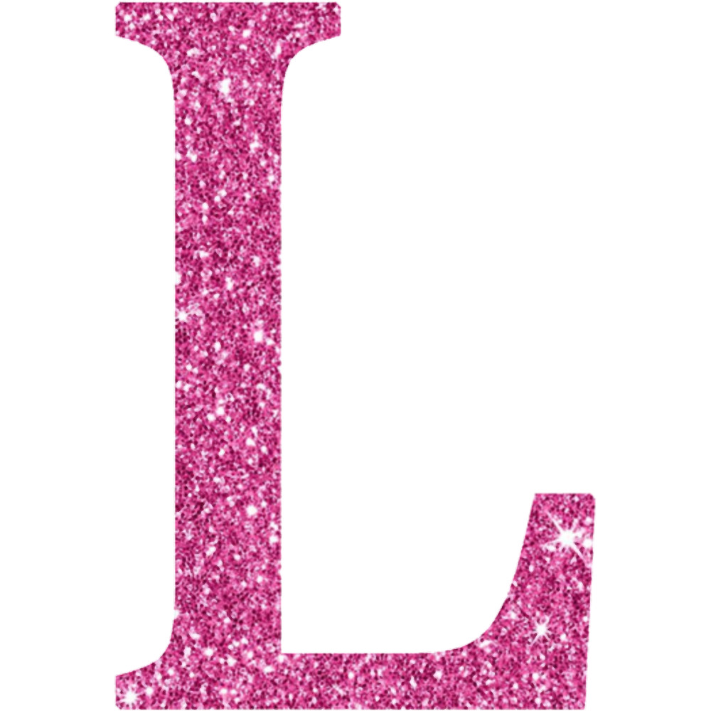 Pink Glitter Letter L.png