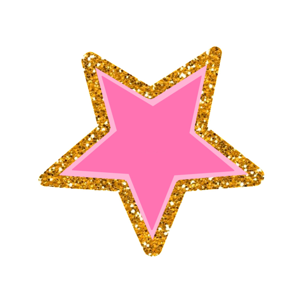 pink glittery star.png