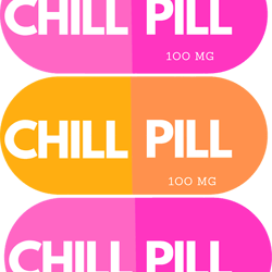 preppy pink chill pill