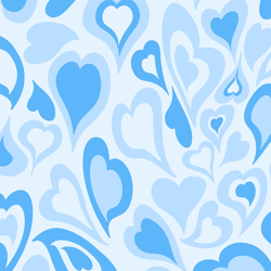 preppy school supplies, preppy, blue, preppy blue, hearts, aesthetic, preppy aesthetic graphic tshi