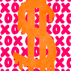 preppy xoxo dollar sign