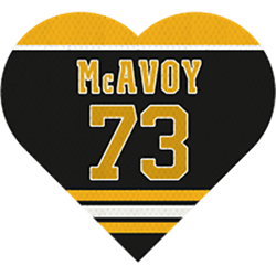 charlie mcavoy boston bruins jersey heart colour