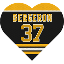 patrice bergeron boston bruins jersey heart colour