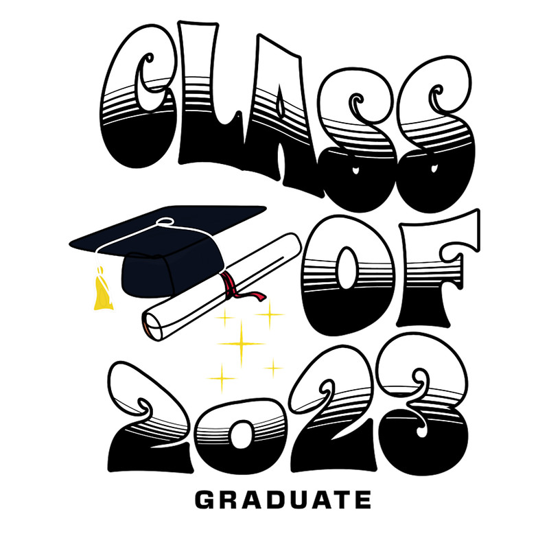 Class of 2023 Graduate Vintage Retro .png