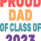Proud Dad of class of 2023 Vintage Retro Gift .png
