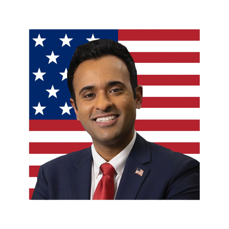 Vivek Ramaswamy For President 2024 American Flag.png