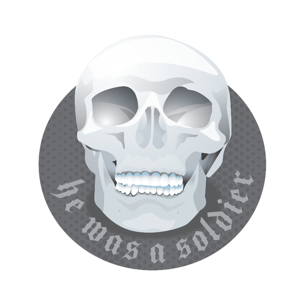 He was a soldier (smiling skull sigil) Malazan empire fanart.png