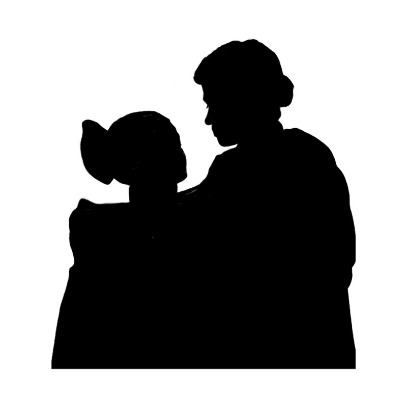 anakin and padme silhouette .png