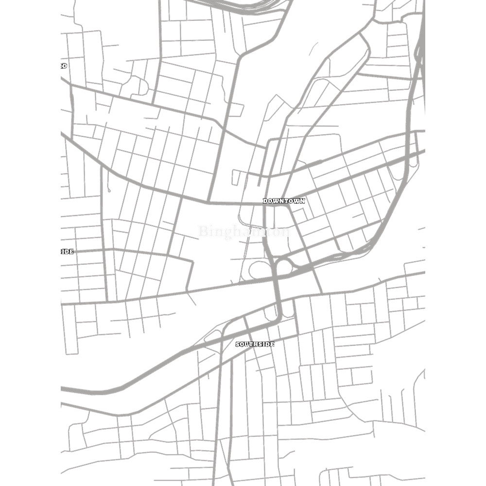 Binghamton New York MapMap Of Binghamton New York StateBlack And White Map Of Binghamton New Y.png