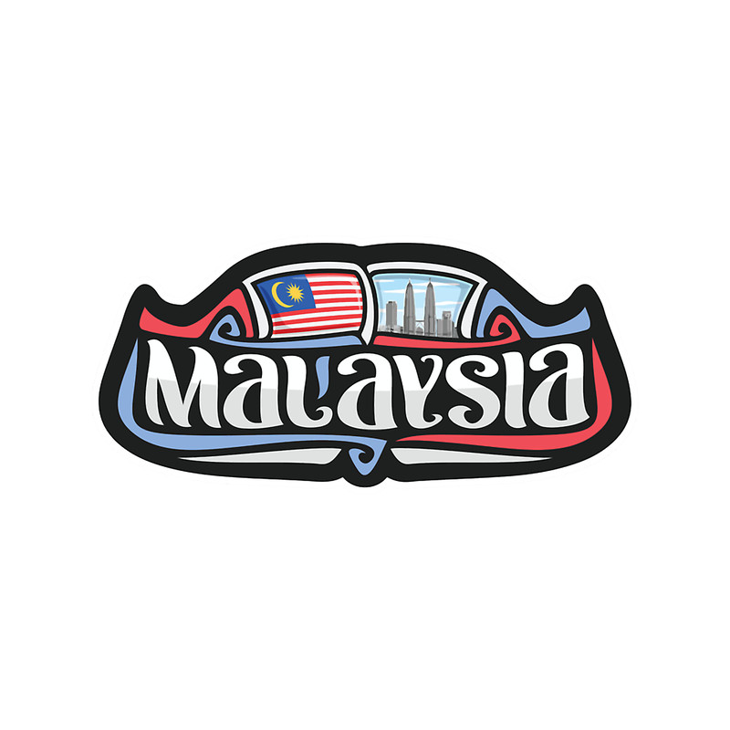 Malaysia Flag Travel SouvenirLogo Badge.png