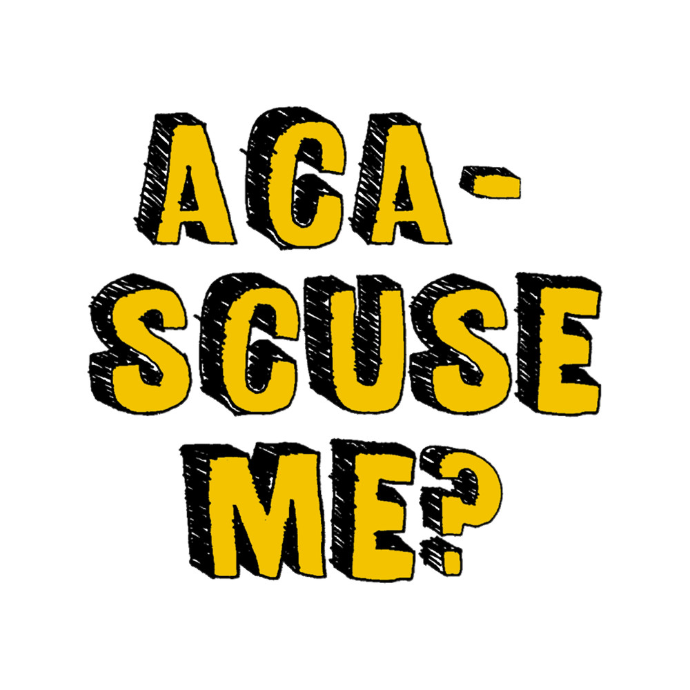 Aca-Scuse Me Pitch Perfect Pattern Fitted V-Neck .png