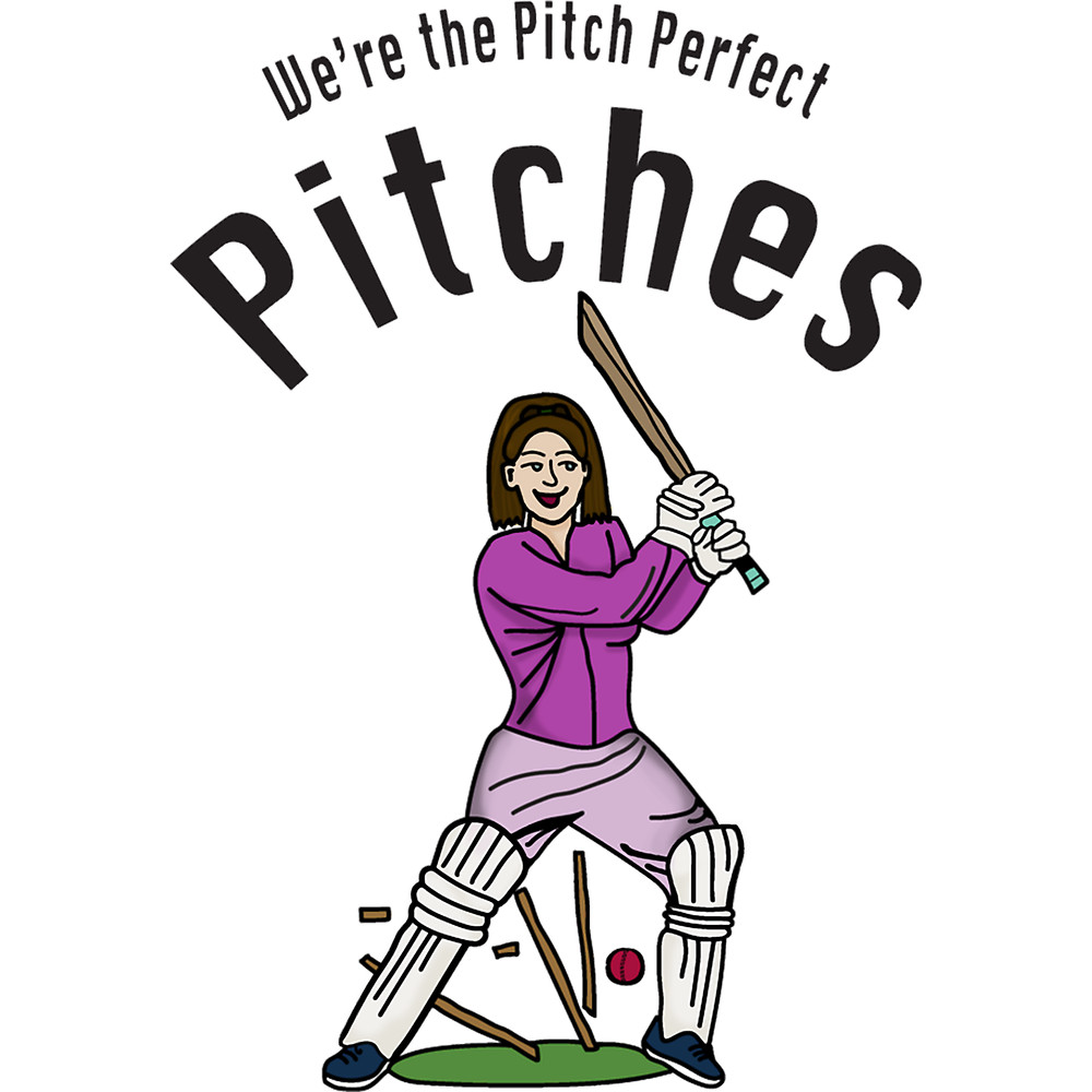 Pitch perfect pitches team merch V-Neck .png