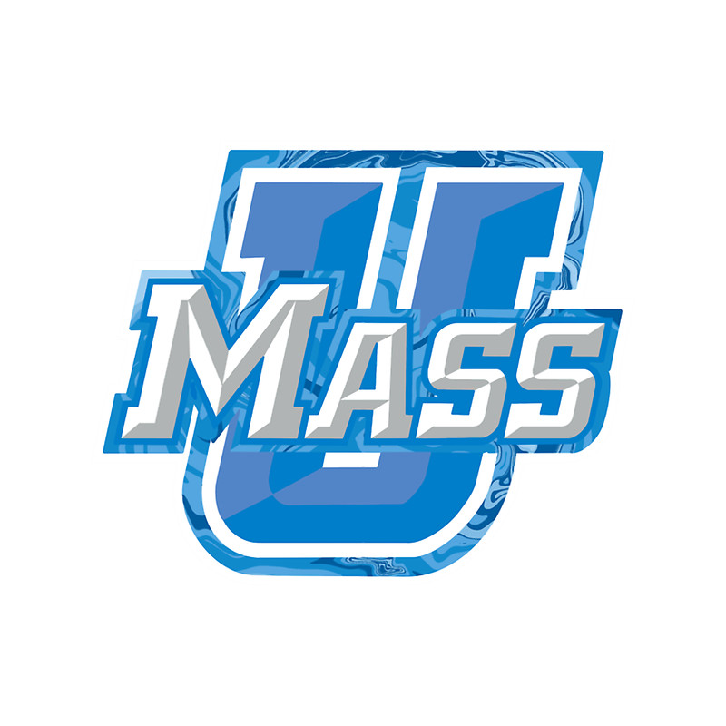 Blue UMass Amherst Logo Design .png