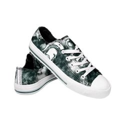 shop unique michigan state spartans low top shoes - limited edition