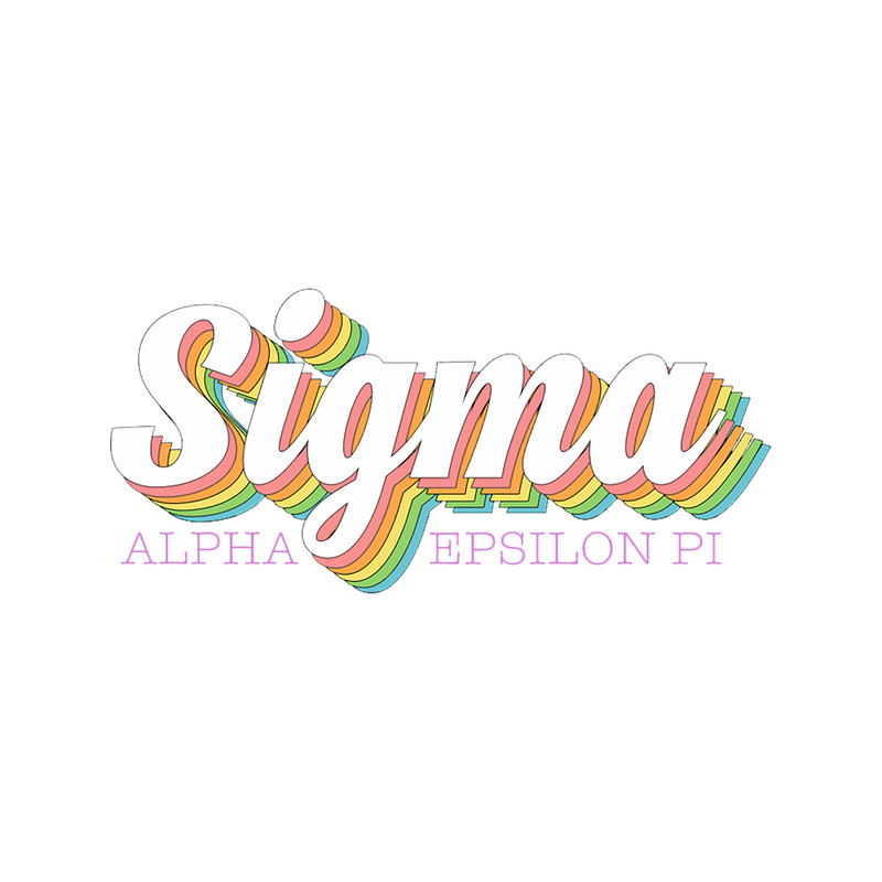 Sigma Alpha Epsilon Pi Retro Rainbow.png