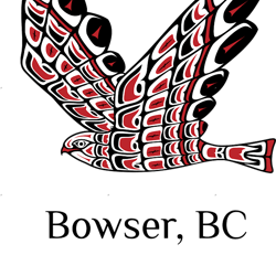 bowser, british columbia native tribal red tailed hawk raptor